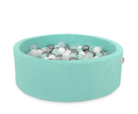 Suchy basen minky H-30 cm z piłkami 300szt. - miętowy Suchy basen minky H-30 cm z piłkami 300szt. - miętowy