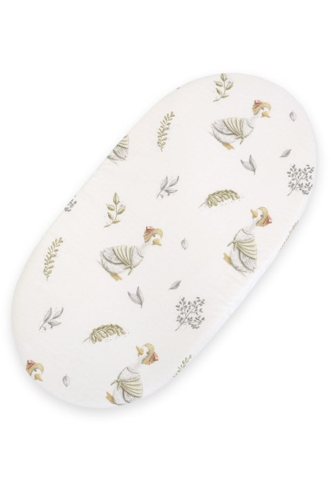 Prześcieradło bawełniane do kosza Mojżesza Boho wózka gondoli 75x35 cm - gooses Prześcieradło bawełniane do kosza Mojżesza Boho wózka gondoli 75x35 cm - gooses
