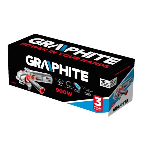 Szlifierka kątowa 900W, tarcza 125 x 22.2 mm, obroty 12 000 min?? Szlifierka kątowa 900W, tarcza 125 x 22.2 mm, obroty 12 000 min??