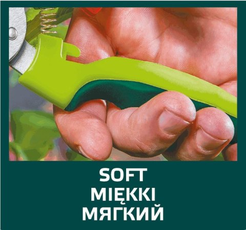 Sekator ogrodowy kowadełkowy 190 mm, średnica cięcia 10 mm Sekator ogrodowy kowadełkowy 190 mm, średnica cięcia 10 mm