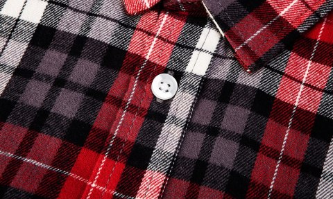 Koszula flanelowa krata czerwono-czarno-biała, rozmiar XL Koszula flanelowa krata czerwono-czarno-biała, rozmiar XL