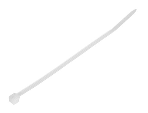 Opaski zaciskowe 2.5 x 100 mm, 100 szt., białe Opaski zaciskowe 2.5 x 100 mm, 100 szt., białe