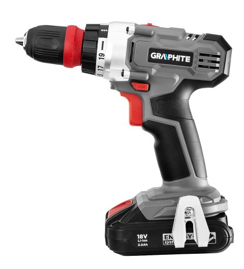 Wiertarko-wkrętarka akumulatorowa Energy+ 18V, Li-Ion, zdejmowany uchwyt 10 mm, bez akumulatora Wiertarko-wkrętarka akumulatorowa Energy+ 18V, Li-Ion, zdejmowany uchwyt 10 mm, bez akumulatora