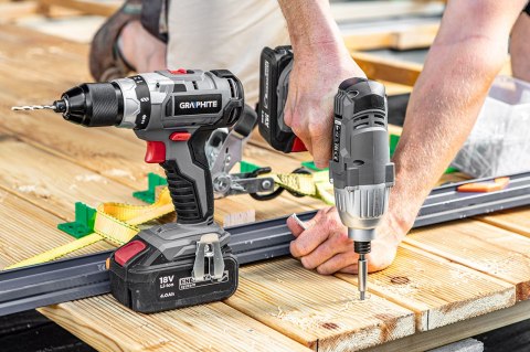 Wiertarko-wkrętarka akumulatorowa bezszczotkowa Energy+ 18V, Li-Ion, 13 mm, bez akumulatora Wiertarko-wkrętarka akumulatorowa bezszczotkowa Energy+ 18V, Li-Ion, 13 mm, bez akumulatora