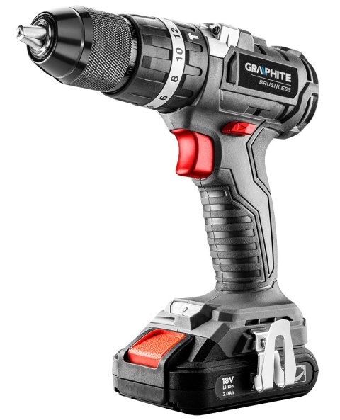 Wiertarko-wkrętarka akumulatorowa bezszczotkowa z udarem Energy+ 18V, Li-Ion, 13 mm, bez akumulatora Wiertarko-wkrętarka akumulatorowa bezszczotkowa z udarem Energy+ 18V, Li-Ion, 13 mm, bez akumulatora