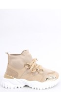 Buty sportowe za kostkę skarpetkowe PETRA KHAKI - Inello Inello