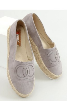 ESPADRYLE CHANELKI SZARE T379P GREY - Inello Inello