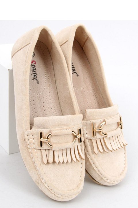 Mokasyny damskie LEIF KHAKI - Inello Inello Mokasyny damskie LEIF KHAKI - Inello Inello