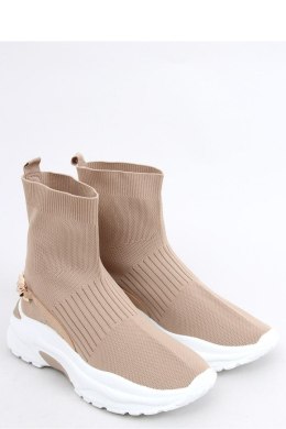 Skarpetkowe buty za kostkę GINA KHAKI - Inello Inello