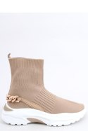 Skarpetkowe buty za kostkę GINA KHAKI - Inello Inello