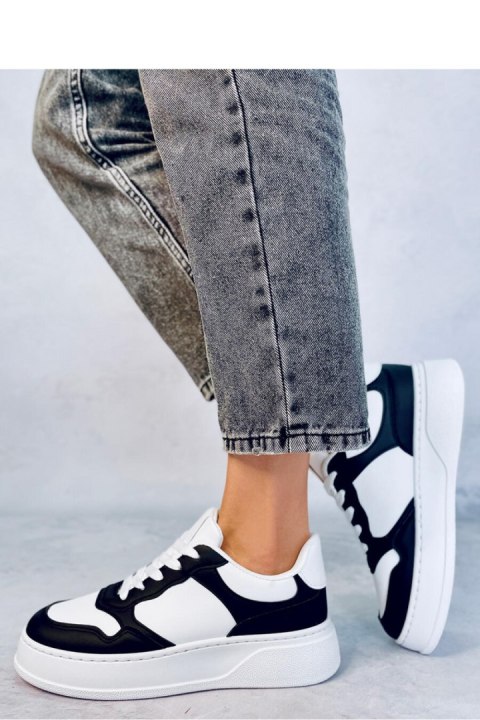 Sneakersy damskie pandy BREWER BLACK - Inello Inello Sneakersy damskie pandy BREWER BLACK - Inello Inello