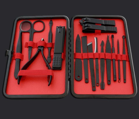 AG603E Zestaw do manicure czerwony AG603E Zestaw do manicure czerwony