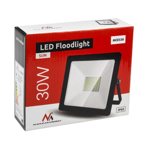 Naświetlacz LED Maclean, Slim 30W, Cold White (6000K), IP65, PREMIUM, MCE530 CW Naświetlacz LED Maclean, Slim 30W, Cold White (6000K), IP65, PREMIUM, MCE530 CW