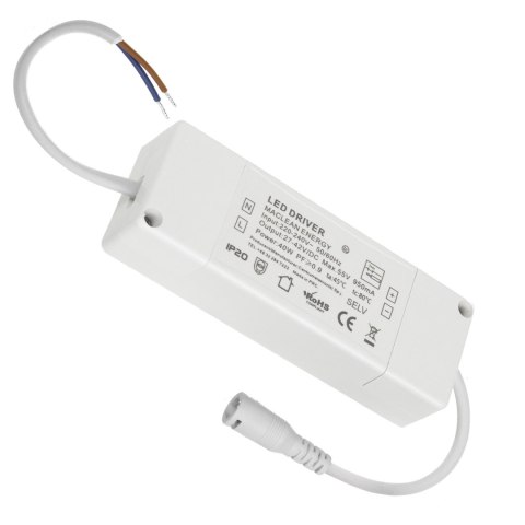 Panel LED Maclean, Sufitowy, slim 40W, Warm White (3000K), 595x595x8mm, raster, funkcja FLICKER-FREE, MCE540 Panel LED Maclean, Sufitowy, slim 40W, Warm White (3000K), 595x595x8mm, raster, funkcja FLICKER-FREE, MCE540