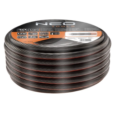 Wąż ogrodowy 1/2" x 30 m, 6-warstwowy NEO PROFESSIONAL Wąż ogrodowy 1/2" x 30 m, 6-warstwowy NEO PROFESSIONAL