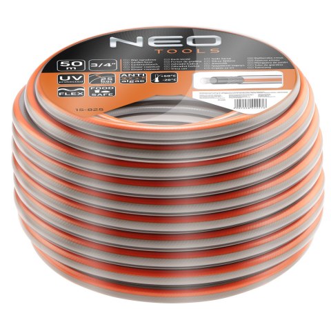 Wąż ogrodowy 3/4" x 50 m, 4-warstwowy NEO OPTIMA Wąż ogrodowy 3/4" x 50 m, 4-warstwowy NEO OPTIMA
