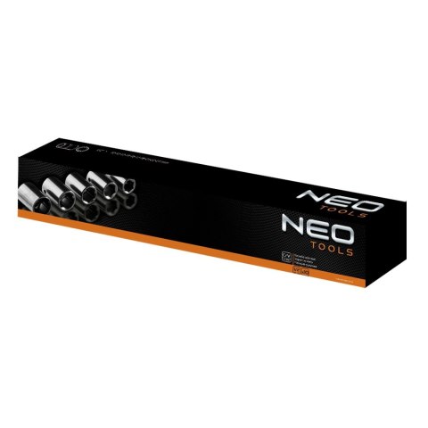 Nasadki udarowe 1/2", 10-24 mm, zestaw 10 szt. Nasadki udarowe 1/2", 10-24 mm, zestaw 10 szt.