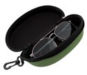 AG177G Twarde etui na okulary zielony