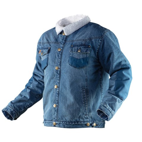 Kurtka jeansowa ocieplana DENIM, rozmiar XL Kurtka jeansowa ocieplana DENIM, rozmiar XL