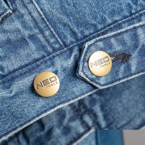 Kurtka jeansowa ocieplana DENIM, rozmiar XXL Kurtka jeansowa ocieplana DENIM, rozmiar XXL