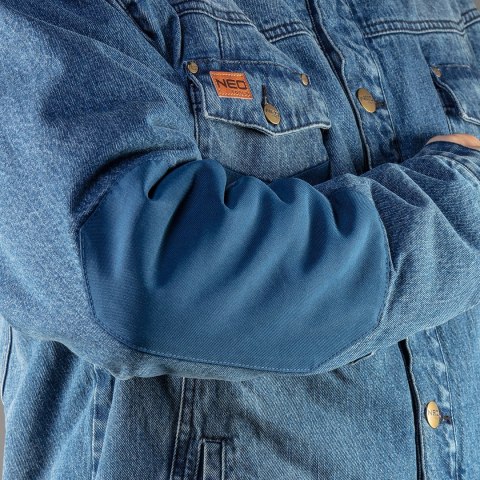 Kurtka jeansowa ocieplana DENIM, rozmiar XXL Kurtka jeansowa ocieplana DENIM, rozmiar XXL