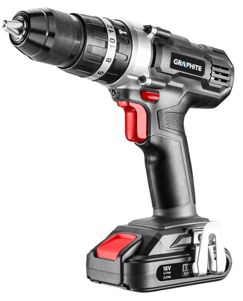 Wiertarko-wkrętarka akumulatorowa z udarem Energy+ 18V, Li-Ion, uchwyt 13 mm, bez akumulatora Wiertarko-wkrętarka akumulatorowa z udarem Energy+ 18V, Li-Ion, uchwyt 13 mm, bez akumulatora