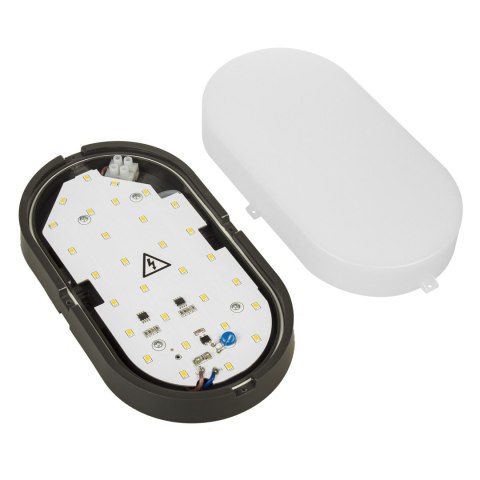Lampa LED ścienno sufitowa Maclean, kolor szary, GR 1100lm, 15W, IP54, kolor światła naturalny biały (4000K), MCE341 Lampa LED ścienno sufitowa Maclean, kolor szary, GR 1100lm, 15W, IP54, kolor światła naturalny biały (4000K), MCE341