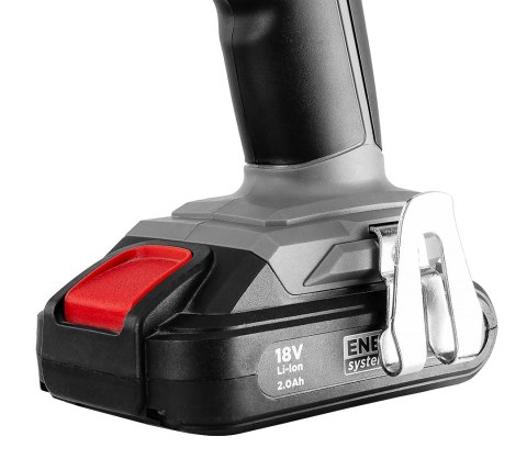 Wiertarko-wkrętarka aku Energy+ 18V, Li-Ion, zdejmowany uchwyt 10 mm, 2 aku 2Ah, ład, walizka Wiertarko-wkrętarka aku Energy+ 18V, Li-Ion, zdejmowany uchwyt 10 mm, 2 aku 2Ah, ład, walizka