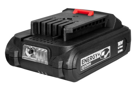 Wiertarko-wkrętarka aku Energy+ 18V, Li-Ion, zdejmowany uchwyt 10 mm, 2 aku 2Ah, ład, walizka Wiertarko-wkrętarka aku Energy+ 18V, Li-Ion, zdejmowany uchwyt 10 mm, 2 aku 2Ah, ład, walizka