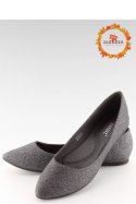 BALERINY BROKATOWE CZARNE CC200P PEWTER - Inello Inello