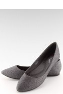 BALERINY BROKATOWE CZARNE CC200P PEWTER - Inello Inello