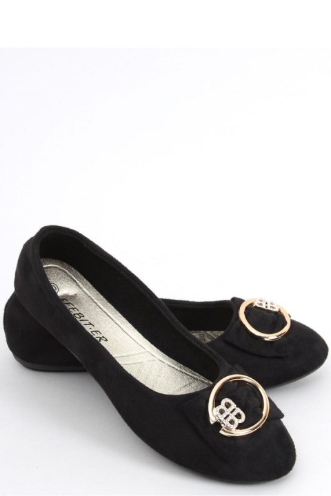 Baleriny damskie GAURI BLACK - Inello Inello Baleriny damskie GAURI BLACK - Inello Inello