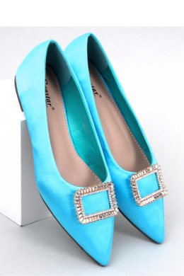 Baleriny eleganckie z kamieniami LORELLA BLUE - Inello Inello