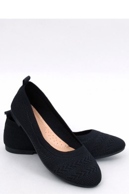 Baleriny z dzianiny NEWEY BLACK - Inello Inello