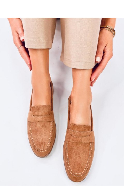Mokasyny damskie FOREST KHAKI - Inello Inello Mokasyny damskie FOREST KHAKI - Inello Inello