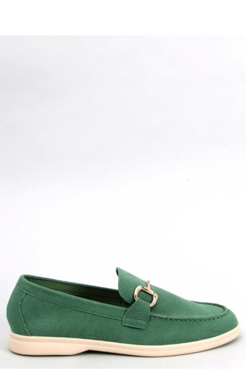 Mokasyny damskie MILVA GREEN - Inello Inello Mokasyny damskie MILVA GREEN - Inello Inello