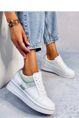Sneakersy na koturnie TOBEY GREEN - Inello Inello