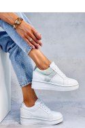 Sneakersy na koturnie TOBEY GREEN - Inello Inello
