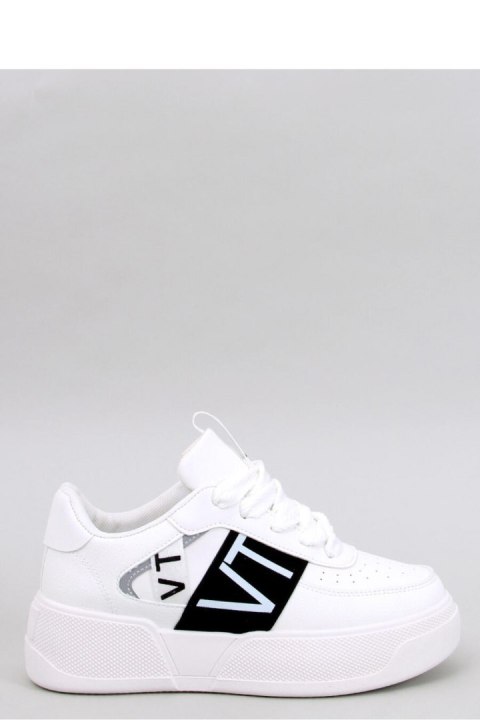 Sneakersy na platformie STERRY WHITE BLACK - Inello Inello Sneakersy na platformie STERRY WHITE BLACK - Inello Inello