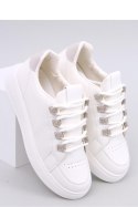 Sneakersy z grubymi sznurówkami SADRI BEIGE - Inello Inello