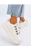 Sneakersy z grubymi sznurówkami SADRI BEIGE - Inello Inello