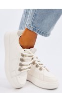 Sneakersy z grubymi sznurówkami SADRI BEIGE - Inello Inello