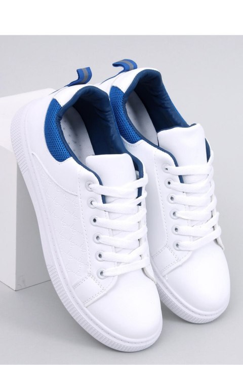 Trampki damskie KEELER WHITE/ROYALBLUE - Inello Inello Trampki damskie KEELER WHITE/ROYALBLUE - Inello Inello