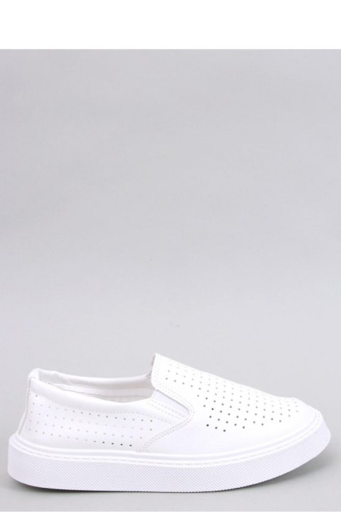 Trampki slip-on ażurowe TOWNS WHITE - Inello Inello