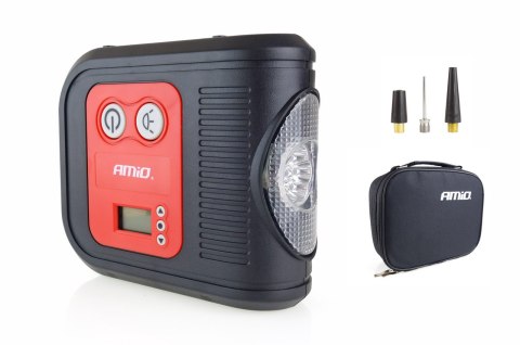 Kompresor samochodowy cyfrowy led lcd 12v acomp-10 amio-02380 Kompresor samochodowy cyfrowy led lcd 12v acomp-10 amio-02380