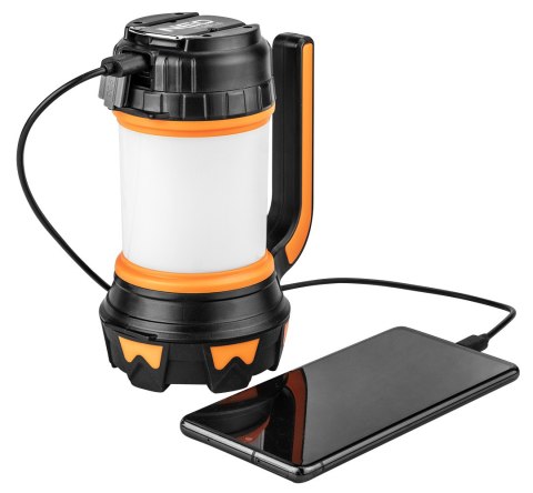 Lampa biwakowa akumulatorowa 800 lm powerbank 3 w 1 CREE T6 + SMD LED Lampa biwakowa akumulatorowa 800 lm powerbank 3 w 1 CREE T6 + SMD LED