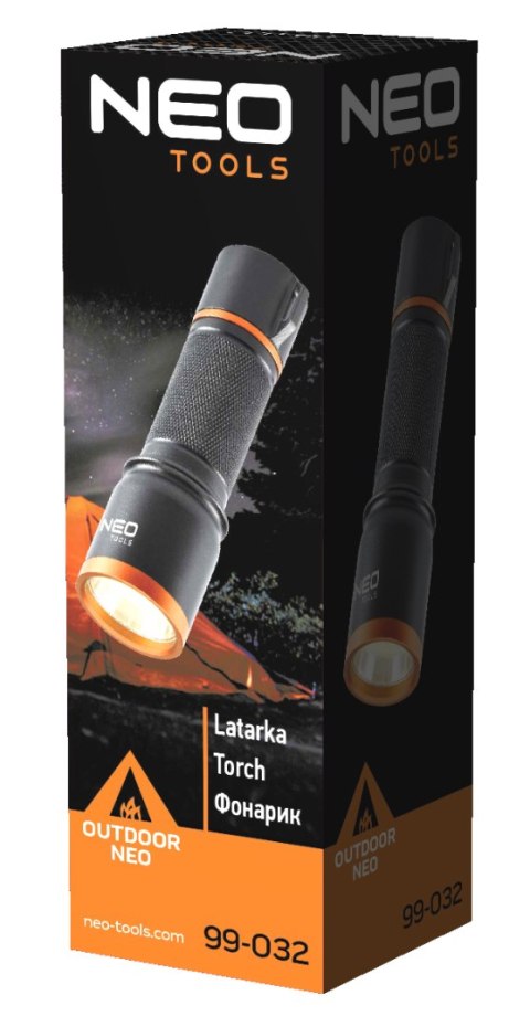 Latarka bateryjna 3xAA 200 lm COB LED Latarka bateryjna 3xAA 200 lm COB LED