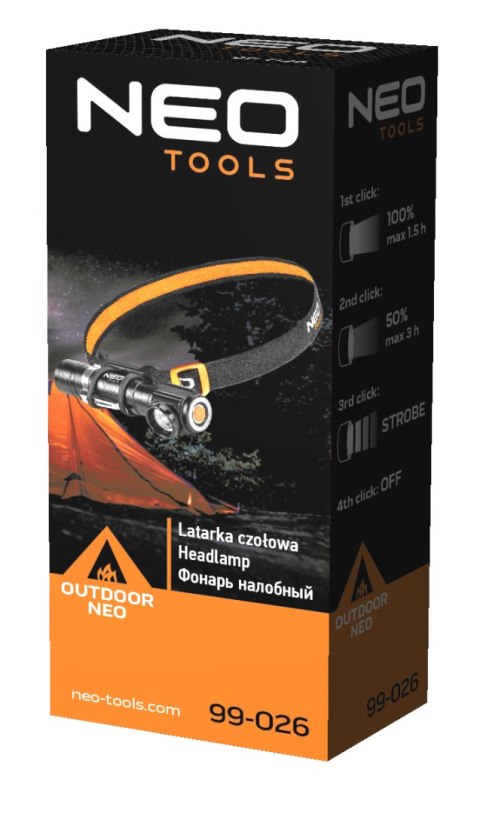 Latarka czołowa akumulatorowa USB 800 lm CREE XML-T6 LED Latarka czołowa akumulatorowa USB 800 lm CREE XML-T6 LED