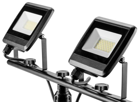 Reflektor podwójny 2x30W SMD LED 5400lm na statywie 1.8m Reflektor podwójny 2x30W SMD LED 5400lm na statywie 1.8m