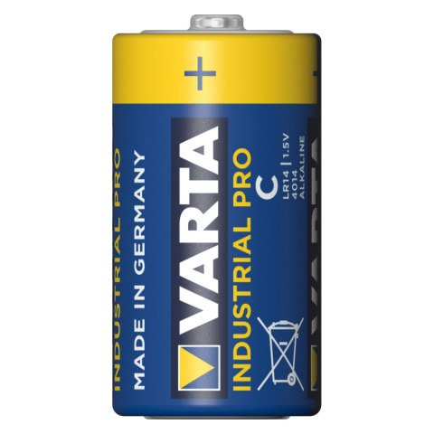 1x Bateria R-14 LR14 C 1,5V alkaliczna Varta Industrial 4014 1x Bateria R-14 LR14 C 1,5V alkaliczna Varta Industrial 4014